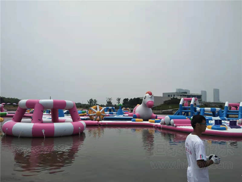 网红移动水上乐园在疫情之后将火爆起来
