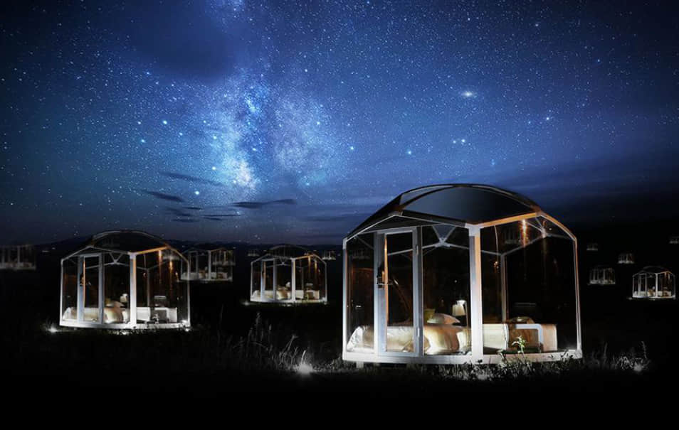  星空帐篷可以让你享受大自然优美