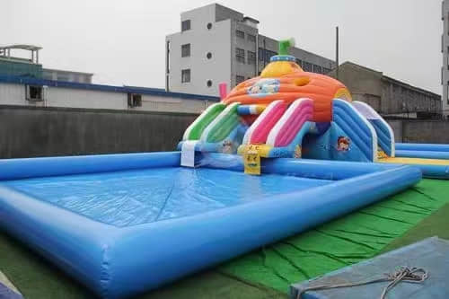 夏季支架水池充气水上乐园