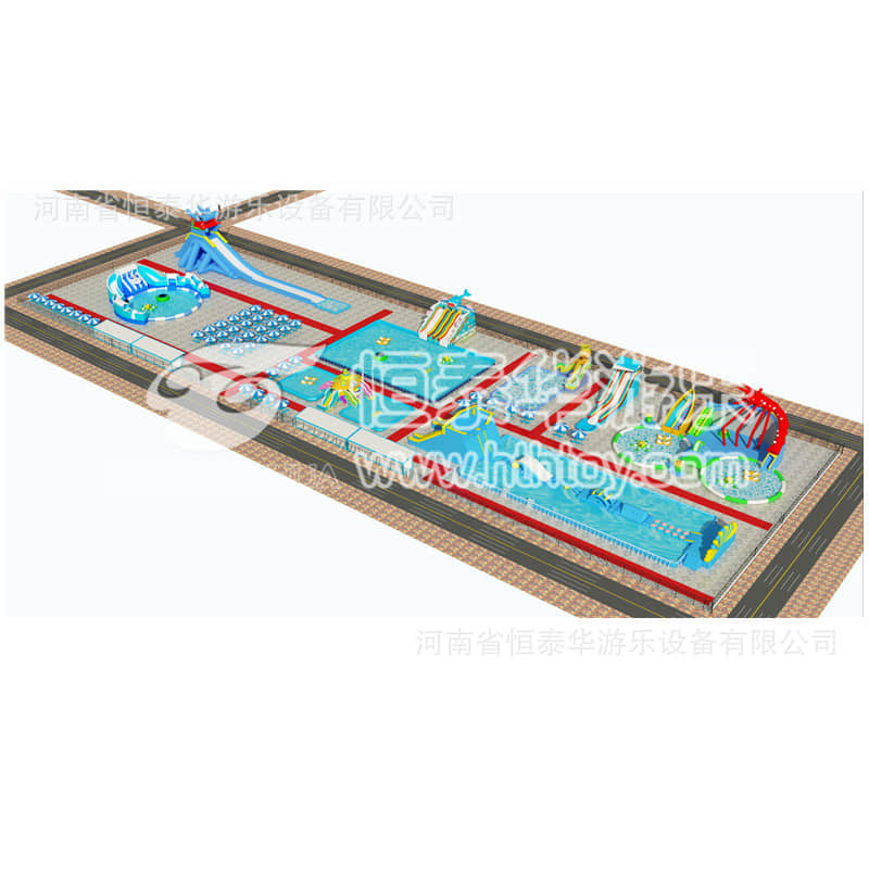 夏季充气移动水上乐园热销中