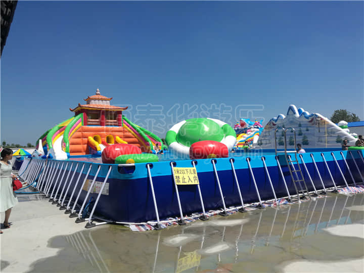 移动水上乐园的兴起，为我们生活增加一些趣味