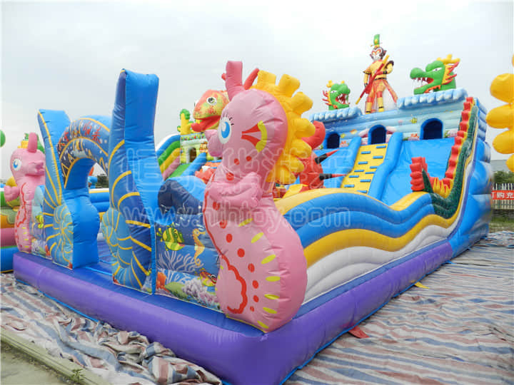 行业浅析.充气城堡主题乐园投资性价比最高的项目竟然是它！