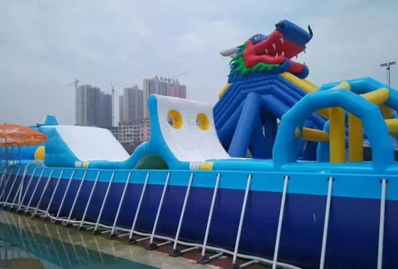 造型独特，高颜值水乐园产品—丛林探险嬉水乐园