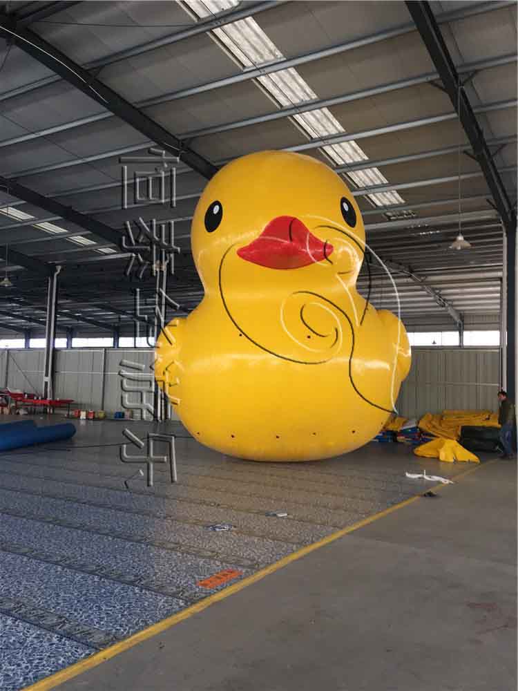 充气大黄鸭安装