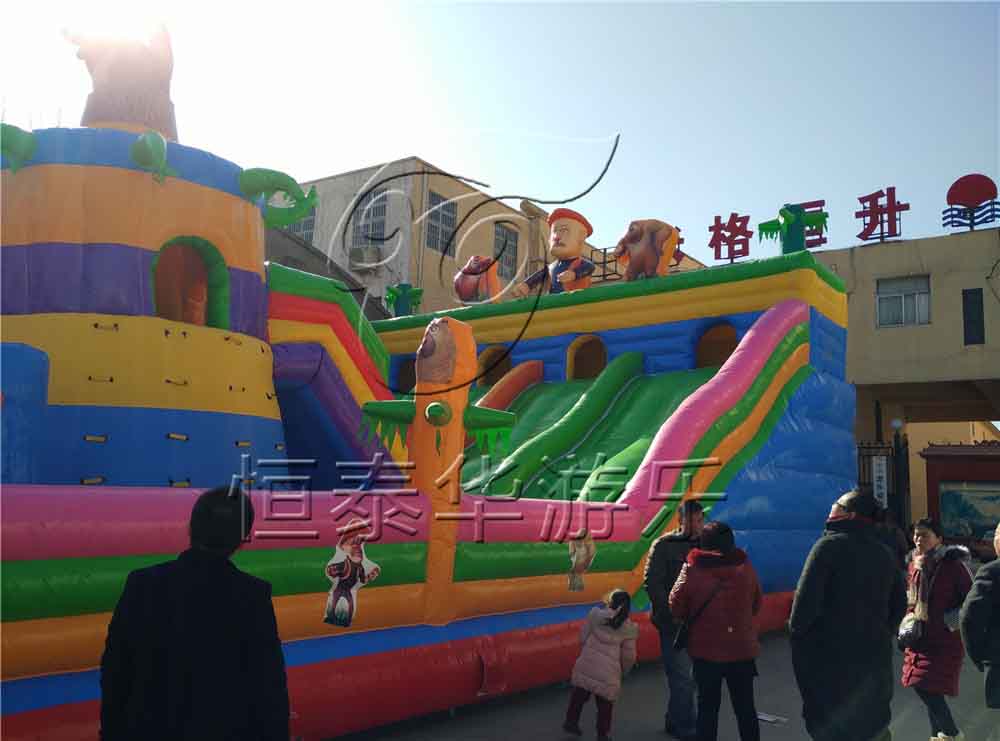 充气城堡安装