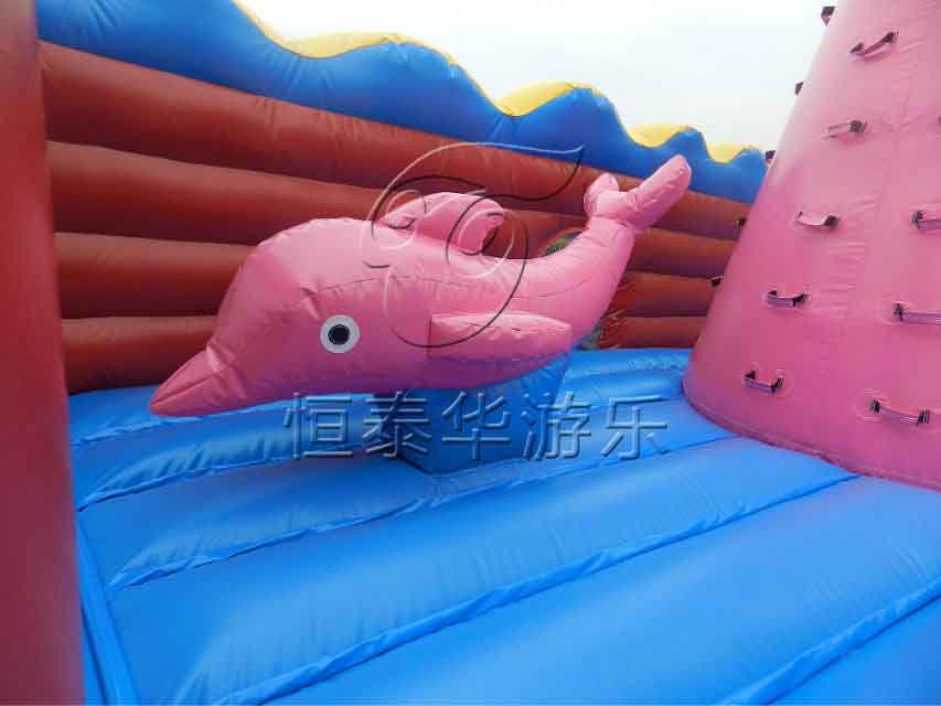  米奇充气滑梯