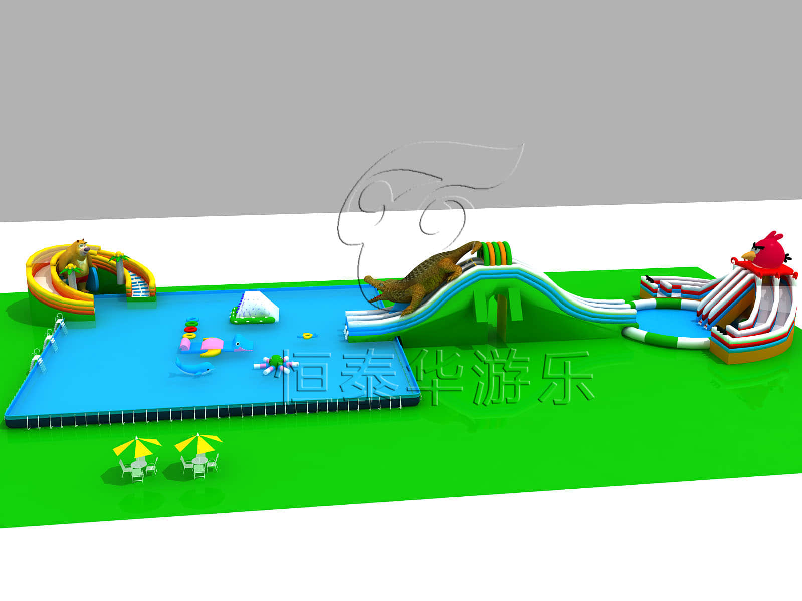 恒泰华水上乐园—夏季玩水好地方