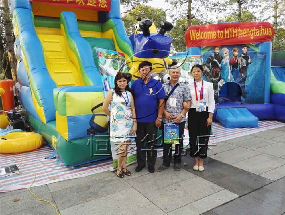 中山游乐设备展会成果显著 老客户让我们非常感动
